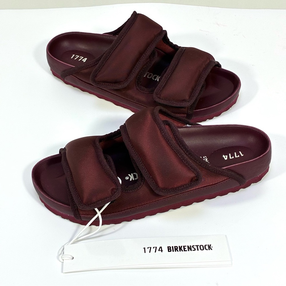 Birkenstock 1774 Arizona Cosny Nylon Sandals Port Royale 38 7 NEW Monochromatic - Picture 7 of 16
